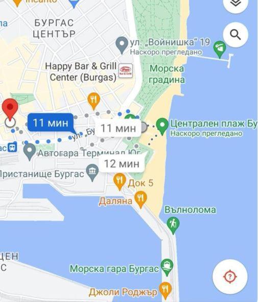 Студио В Центъра На Бургас Apartment ภายนอก รูปภาพ